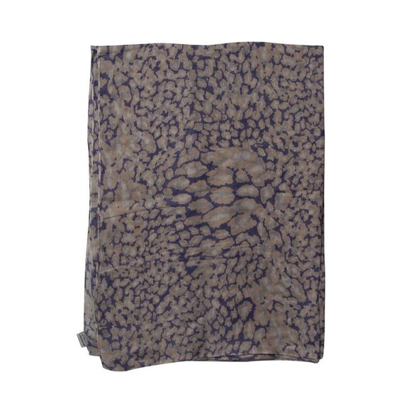 Diane Von Furstenberg Animal Print Scarf in Purple Modal